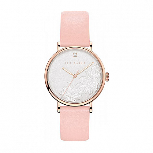 Ted Baker Watches Women's PHYLIPA Flowers Stainless Steel Quartz - Pink 